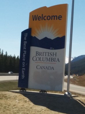 We made it to British Columbia.